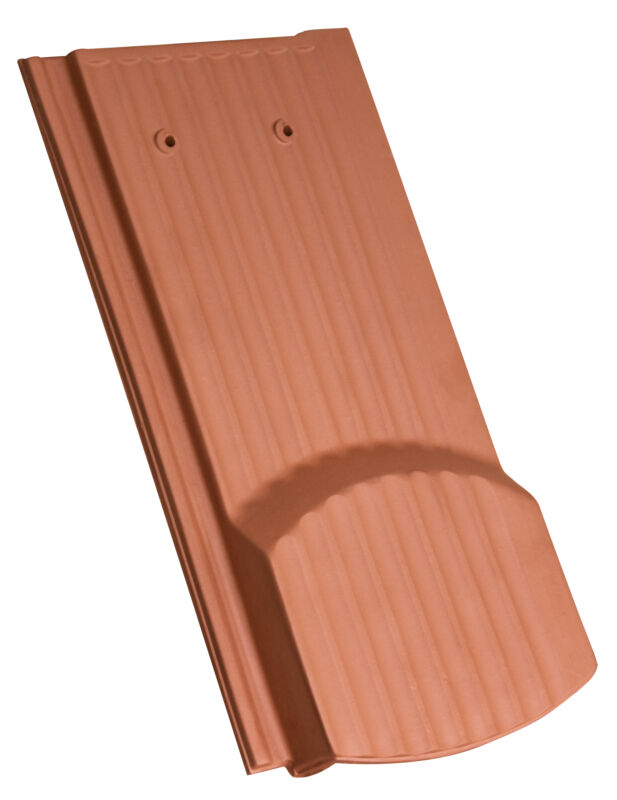 Side interlock tile, ridged surface segmentový tvar odvetrávacia škridla