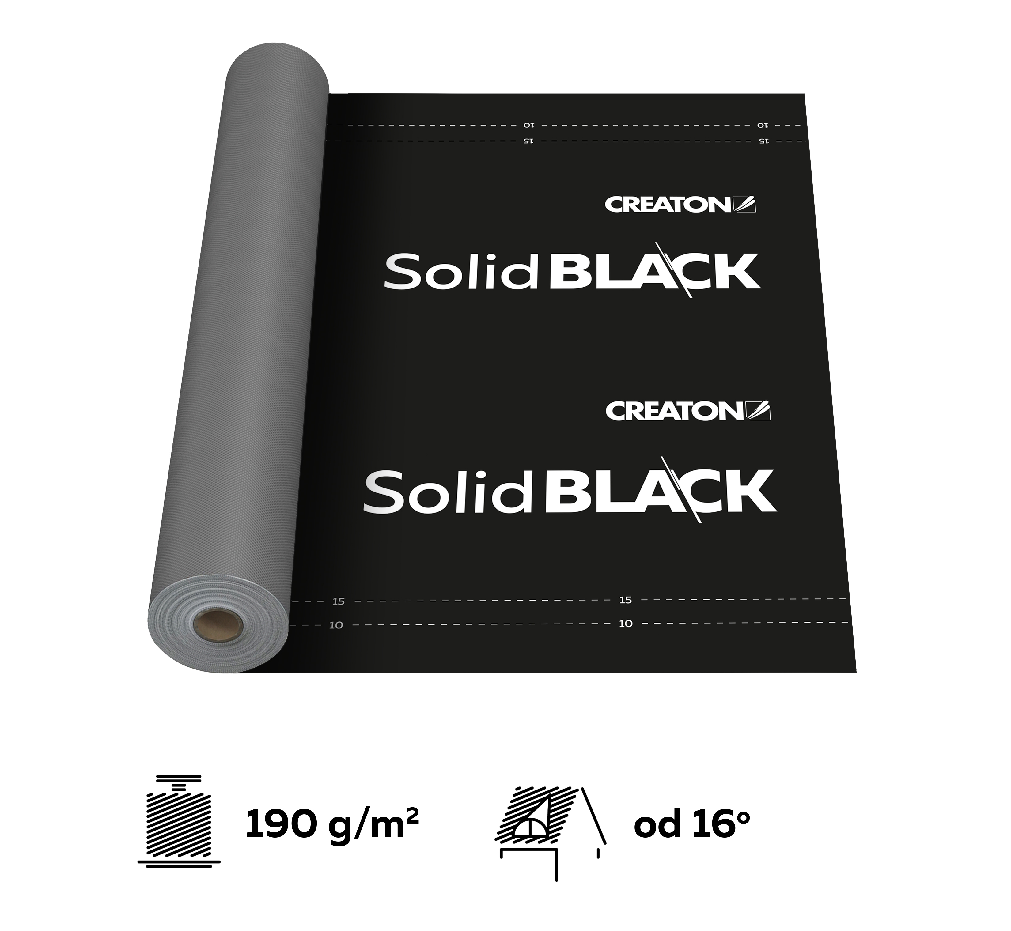 Strešná fólia CREATON SolidBLACK