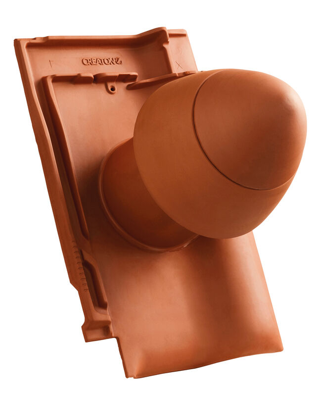 FUT keramickýkomín odvzdušňovací pre sanitárne odvetranie SIGNUM DN 125 s odnímateľným vekom, s flexibilnou prípojkou (s adaptérom)