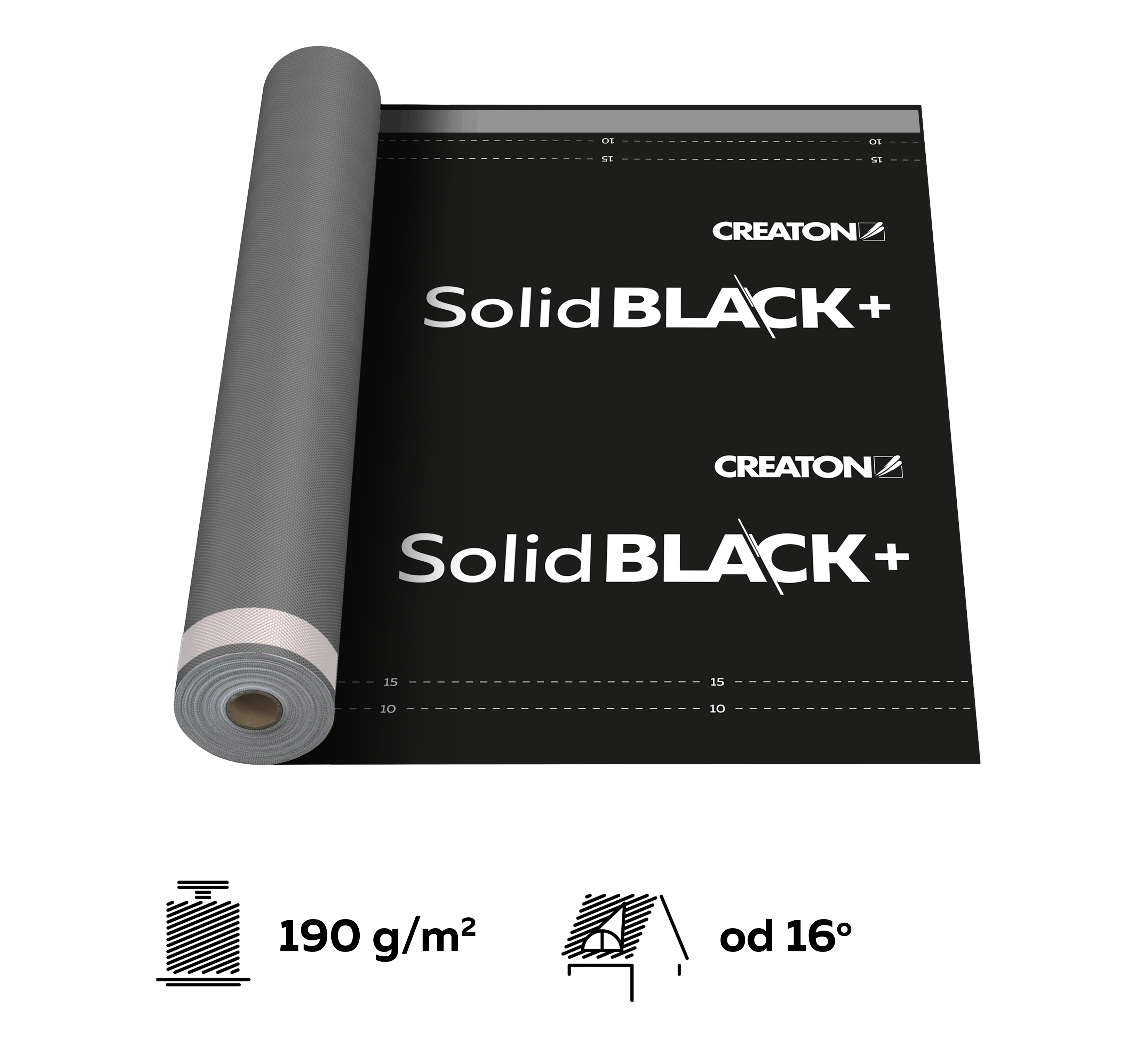 Strešná fólia CREATON SolidBLACK+