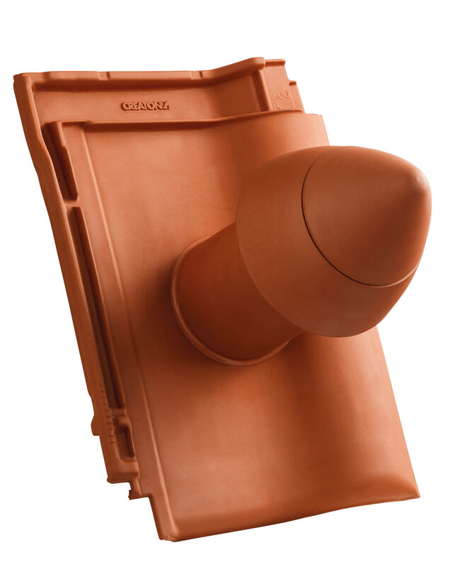 MAG keramickýkomín odvzdušňovací pre sanitárne odvetranie SIGNUM DN 100 so skrutkovaným vekom, s flexibilnou prípojkou (s adaptérom)