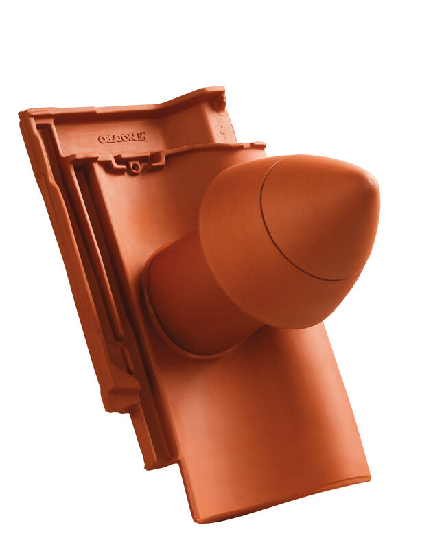SIN keramickýkomín odvzdušňovací pre sanitárne odvetranie SIGNUM DN 100 so skrutkovaným vekom, s flexibilnou prípojkou (s adaptérom)
