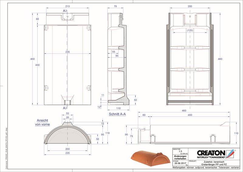 Súbor CAD škridly – ponuka doplnkov pre FIRST GRATA-PP-PZ