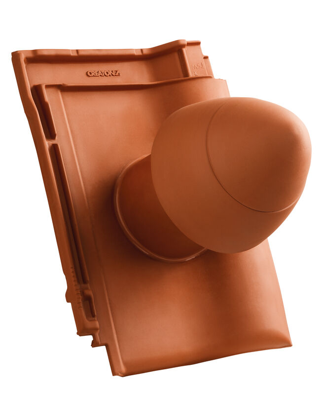 MAG keramickýkomín odvzdušňovací pre sanitárne odvetranie SIGNUM DN 125 s odnímateľným vekom, s flexibilnou prípojkou (s adaptérom)