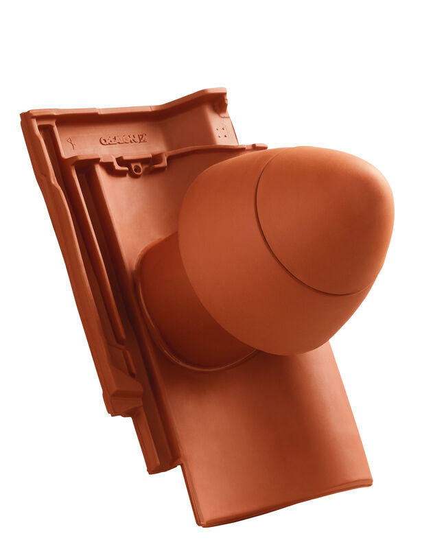 SIN keramickýkomín odvzdušňovací pre sanitárne odvetranie SIGNUM DN 125 s odnímateľným vekom, s flexibilnou prípojkou (s adaptérom)