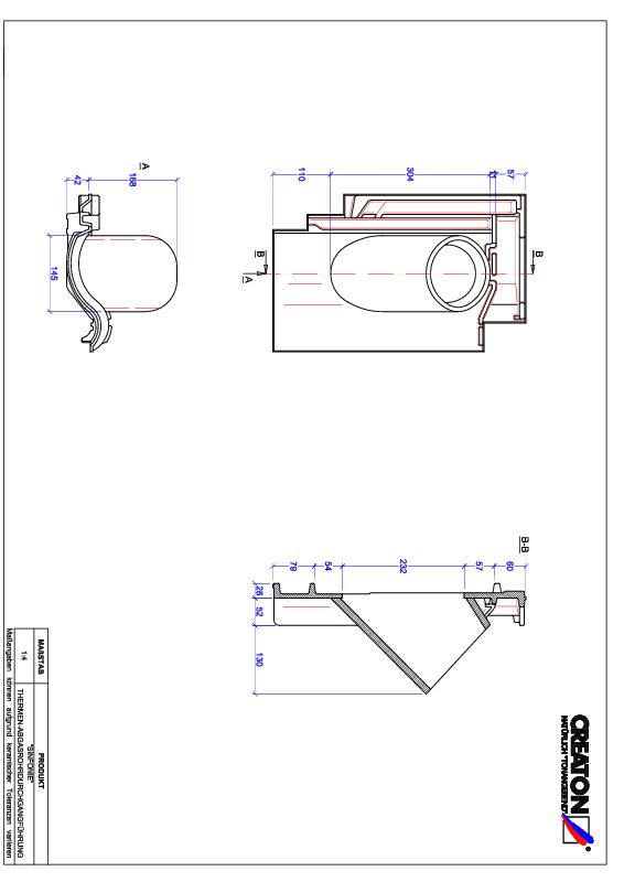 Súbor CAD škridly SINFONIE prestupová škridľa na odvod spalín THERME