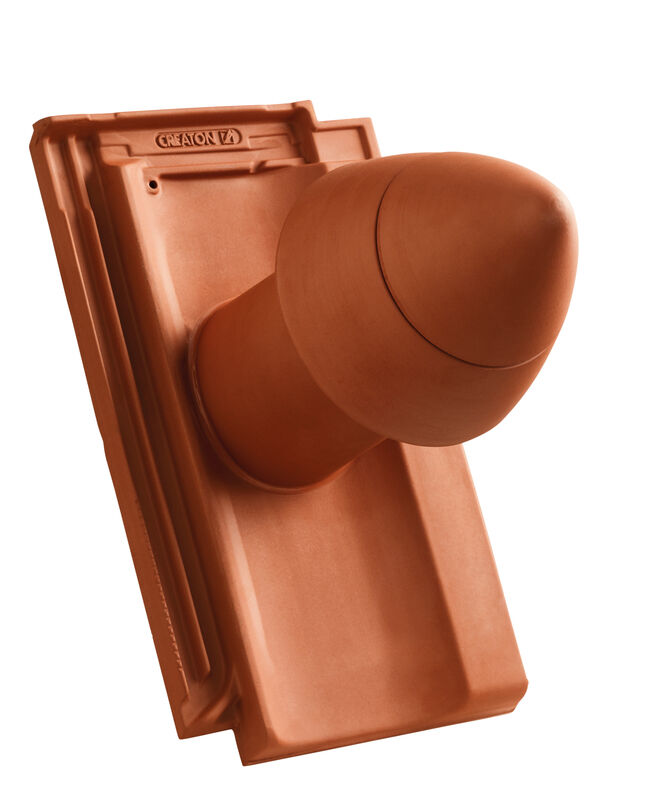 OPT keramickýkomín odvzdušňovací pre sanitárne odvetranie SIGNUM DN 100 so skrutkovaným vekom, s flexibilnou prípojkou (s adaptérom)