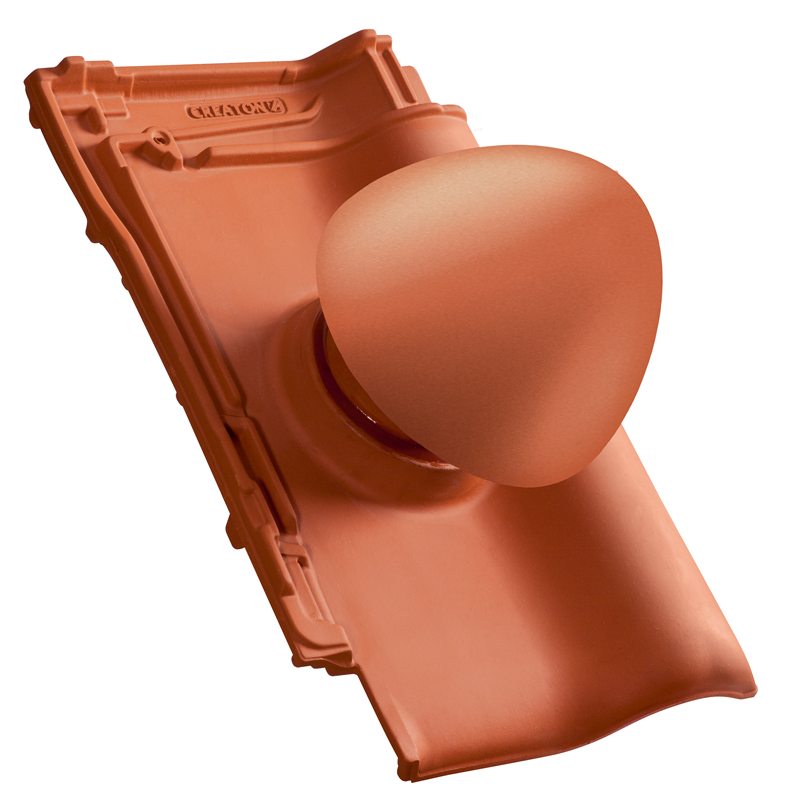 TIT keramickýkomín odvzdušňovací pre sanitárne odvetranie SIGNUM DN 100 so skrutkovaným vekom, s flexibilnou prípojkou (s adaptérom)