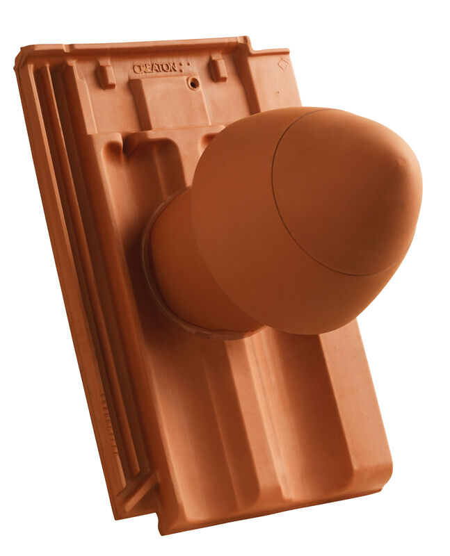 RAP keramickýkomín odvzdušňovací pre sanitárne odvetranie SIGNUM DN 125 s odnímateľným vekom, s flexibilnou prípojkou (s adaptérom)